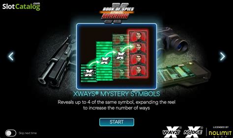 Book Of Spies Mission X Slot - Play Online